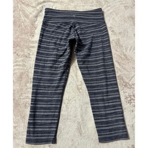 Lululemon Women's Wunder Under Crop III Space Dye Twist Sapphire Blue Size‎ 6